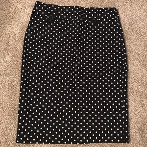 Forever Twenty One Pencil Polka Dot Skirt